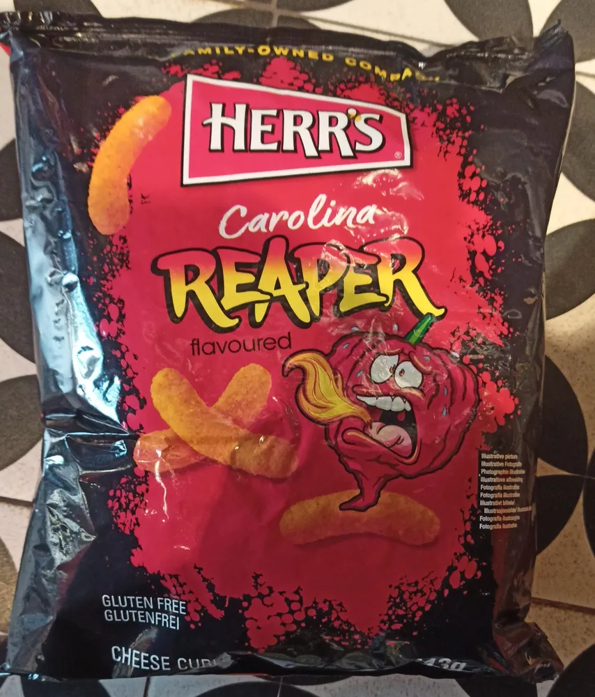 Cheese Curls - Carolina Reaper flavoured