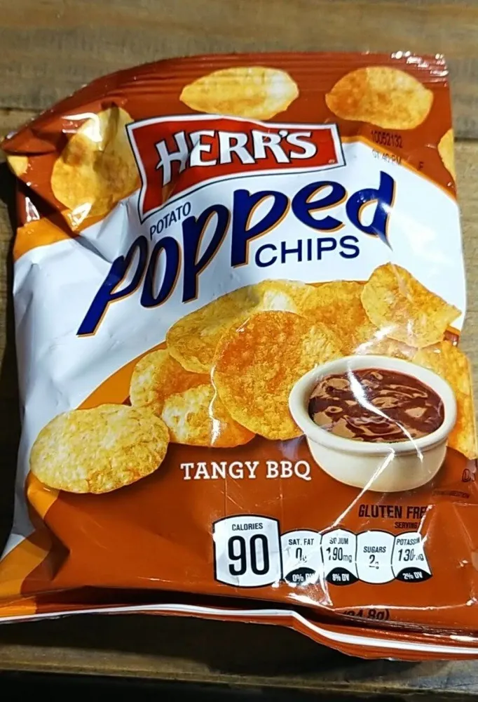 Potato popped chips