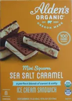 Mini Squares Sea Salt Caramel Ice Cream Sandwich