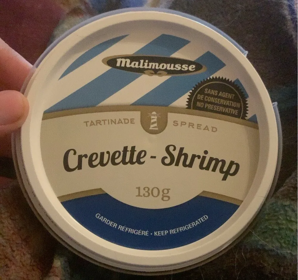 Tartinade crevette