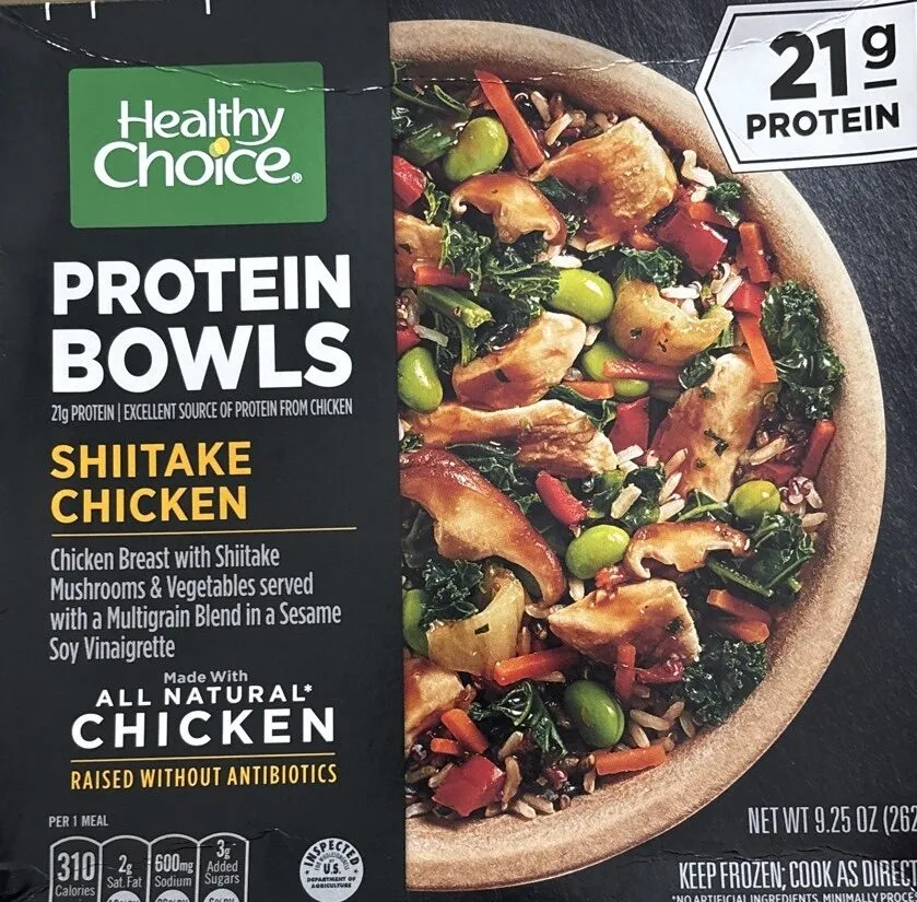 Protein Bowls Shiitake Chicken