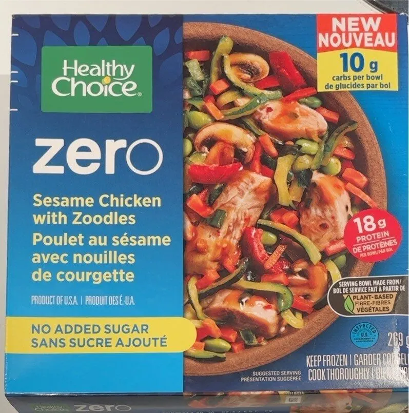 Zero Sesame Chicken With Zoodles
