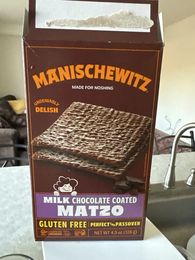 Manishewitz Gluten Free Chocolate Covers Matzah