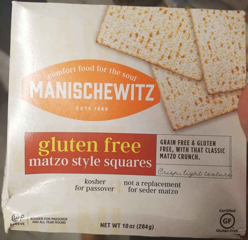 Matzo-style squares