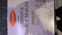 Shmura Seder Matzo