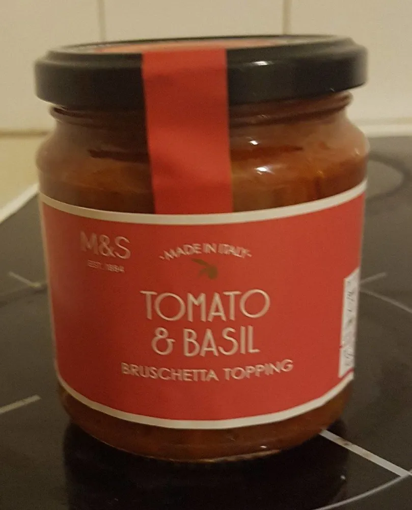 Tomato & basil bruschetta topping