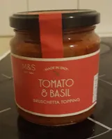 Tomato & basil bruschetta topping