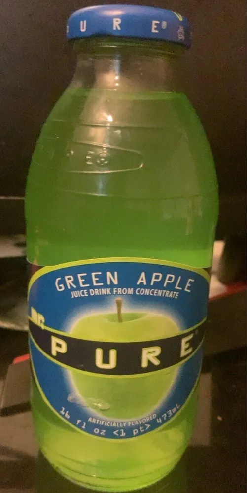 Green Apple Pure Juice Drink from Concentrate
