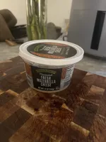 Marinated fresh mozzarella cheese