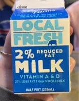 Reduced Fat Milk