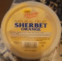 Fruit Flavored Orange Sherbet