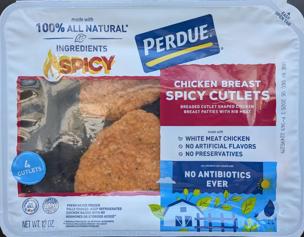 CHICKEN BREAST SPICY CUTLETS