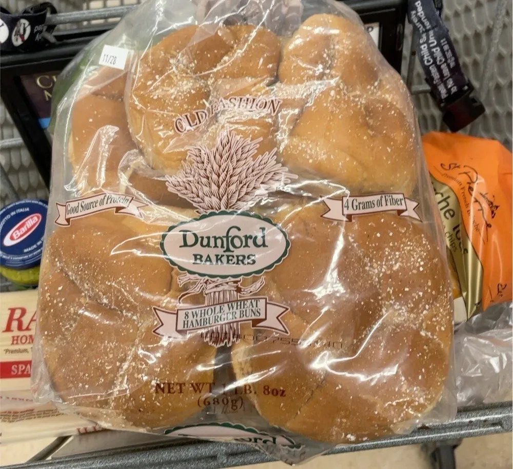 Whole wheat hamburger buns