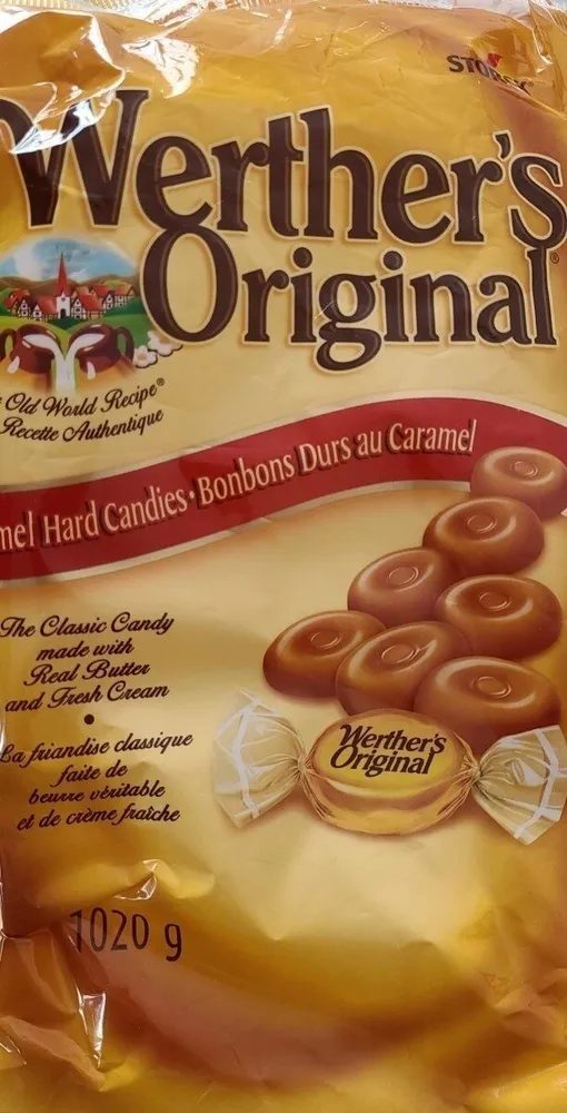 Caramel hard candies
