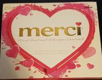 merci STORCK ASSORTED EUROPEAN DE CHOCOLATS EUROPÉENS Sugars / Sucres Health Canada / Santé Canada CHOCOLATES I ASSORTIMENT Sat fat / Gras sa