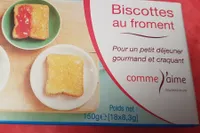 Biscottes au froment
