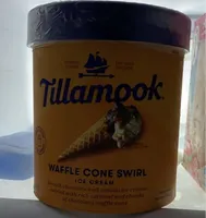 Waffle cone swirl ice cream