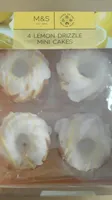 Lemon drizzle mini cakes
