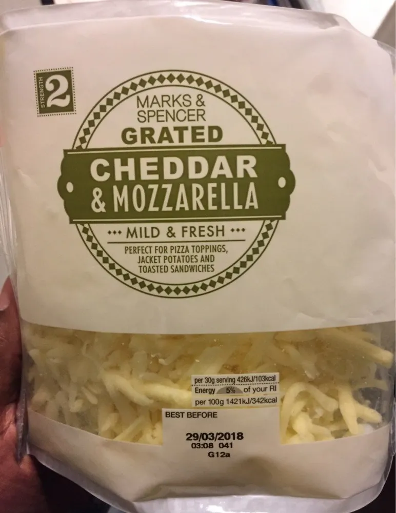 Cheddar & mozzarella