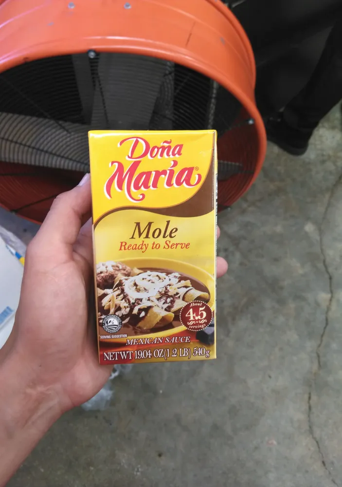 Mole ready to serve mexican sauce, mole
