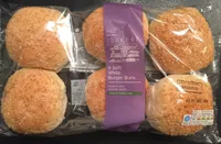 6 soft white burger buns