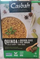 Quinoa and brown rice mild Curry