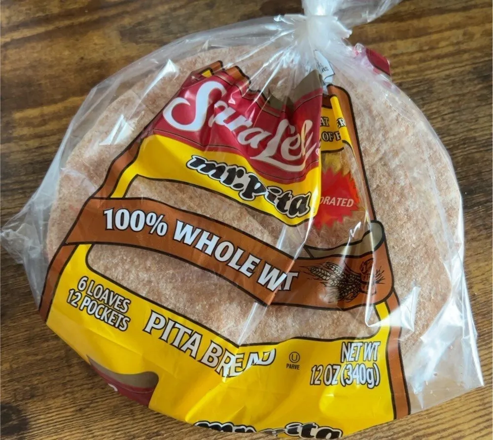 whole wheat pita bread