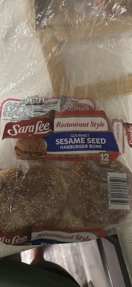 Gourmet Sesame Seed Hamburger Buns