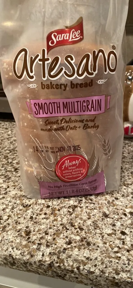Smooth Multigrain bakery bread