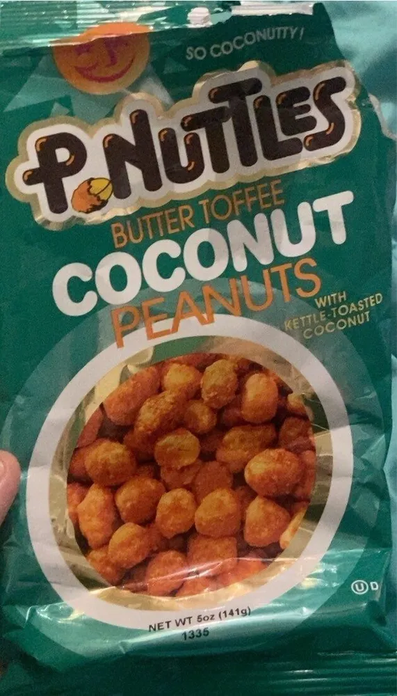 Pnuttles butter toffee coconut peanuts