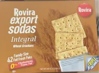 Integral wheat crackers