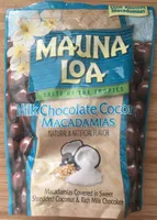 Milk chocolate coconut macadamias