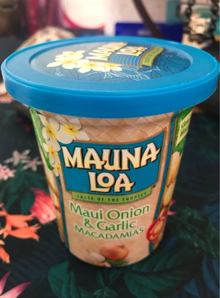 Dry Roasted Macadamias - Maui Onion & Garlic