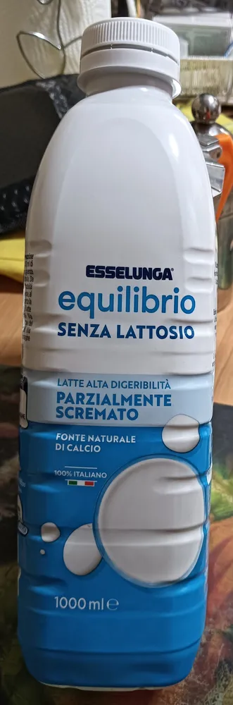 Latte alta digeribilità parzialmente scremato senza lattosio