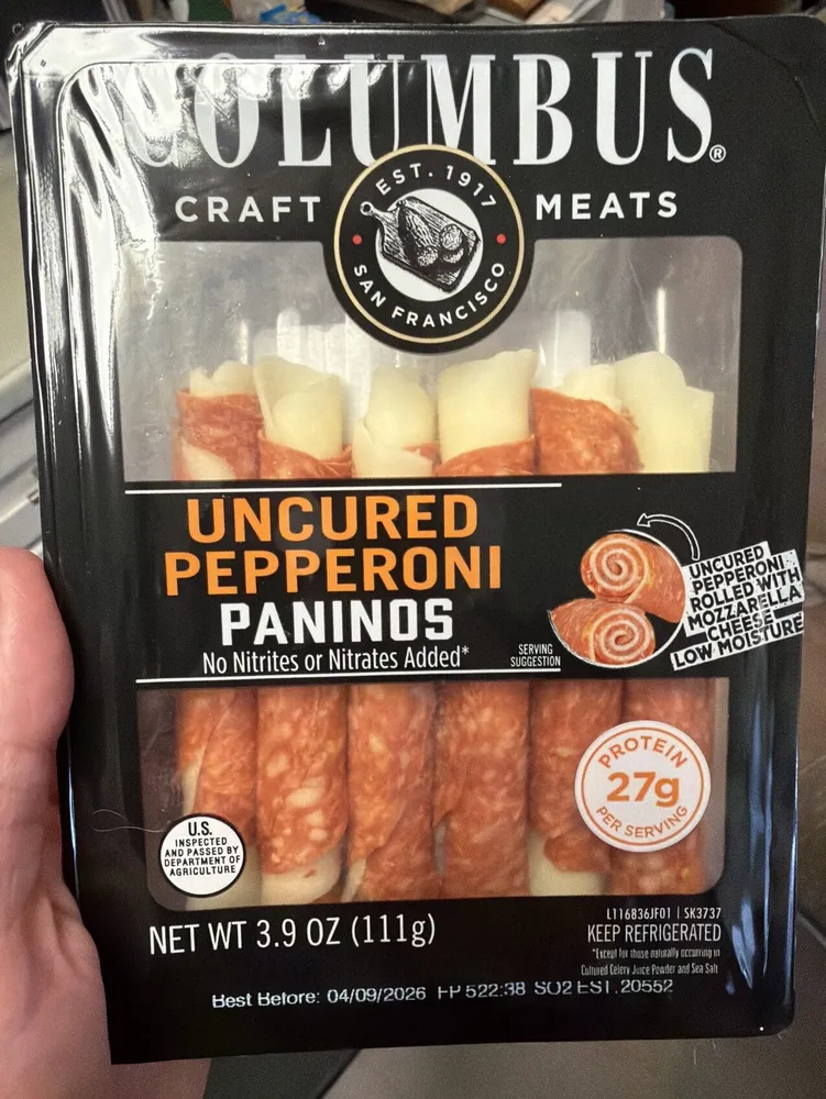 Uncured Pepperoni Paninos