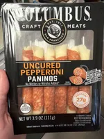 Uncured Pepperoni Paninos
