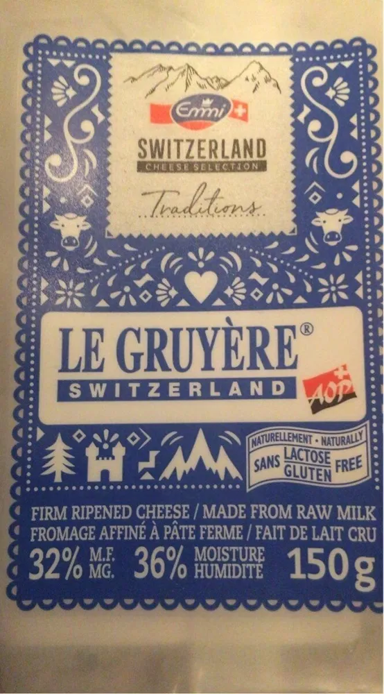 Fromage le Gruyiere de Suisse
