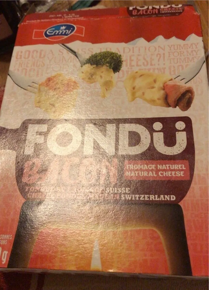 Fondu bacon