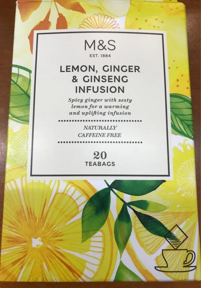Lemon, Ginger & Ginseng Infusion
