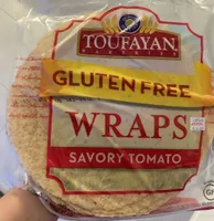 Gluten free savory tomato wraps