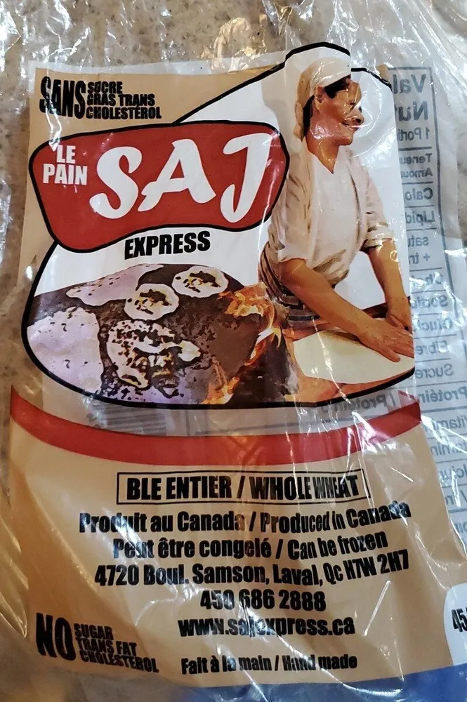 Le pain Saj