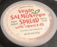 Vegan Salmonesque Spread with capers and dill