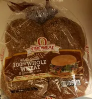 100% Whole Wheat Buns