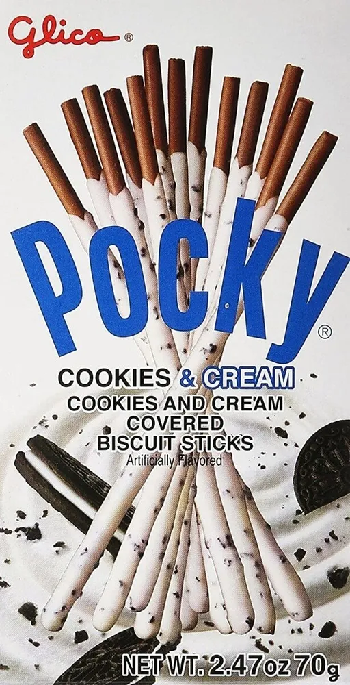 Cookies & cream covered biscuit sticks
