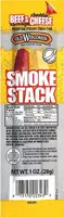 Beef Sausage & Cheddar Cheese Smoke Stack