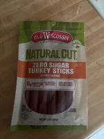 Natural Cut Zero Sugar Turkey Sticks Smoked Sausage