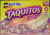 Taquitos Beef in Corn Tortillas