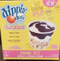 Dippin Dots Ice Cream Sundae