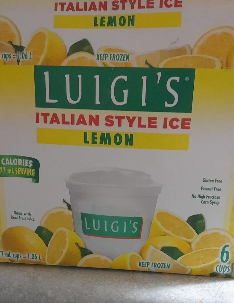 Luigi's Italian Style Ice - Lemon