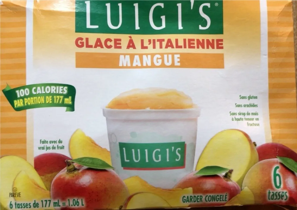 Glace à l’italienne Mangue